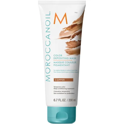 Оттеночная маска для волос «медь» Moroccanoil Color Depositing Mask Copper, 30 мл. - вид 2