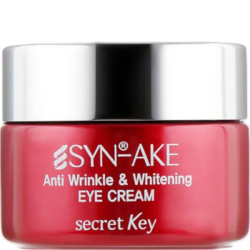 Антивіковий крем для очей Secret Key Syn-Ake Anti Wrinkle Whitening Eye Cream, 15 мл.