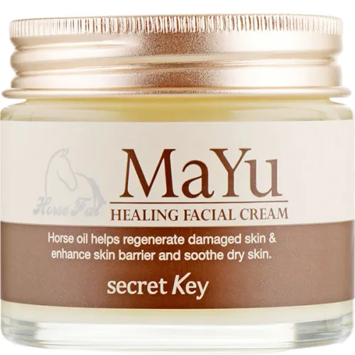 Восстанавливающий крем для лица Secret Key Mayu Healing Facial Cream с конским жиром, 70 мл.