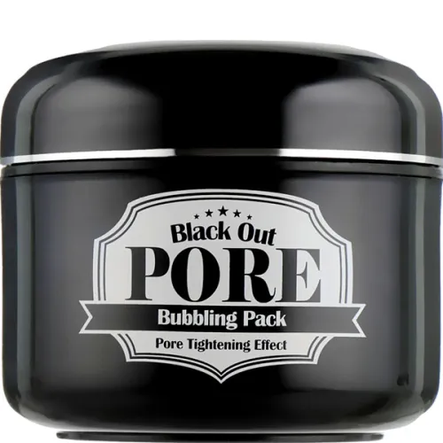 Кислородная маска для лица Secret Key Black Out Pore Bubbling Pack с древесным углем, 100 г.
