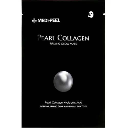 Тканевая маска для лица Medi Peel Pearl Collagen Firming Glow Mask с экстрактом жемчуга и коллагеном, 25 мл.