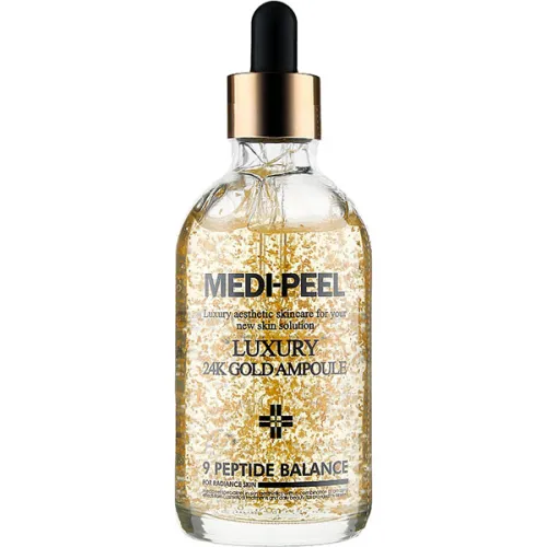 Ампульна сироватка для обличчя Medi Peel Luxury 24K Gold Ampoule з екстрактом золота, 100 мл.