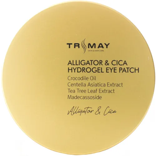Гідрогелеві патчі для очей Trimay Alligator & CICA Hydrogel Eye Patch з олією крокодила та центелою