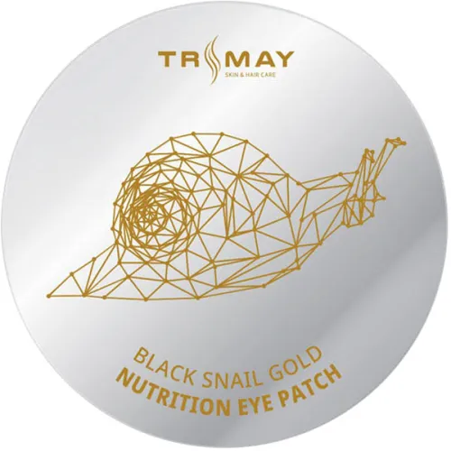 Гідрогелеві патчі для очей Trimay Black Snail Gold Nutrition Eye Patch з муцином чорного равлика