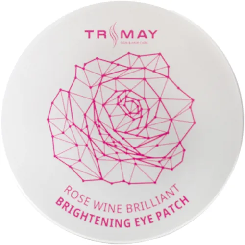 Гідрогелеві патчі для очей Trimay EGF Rose Wine Brightening Eye Patch з вином та екстрактом троянди
