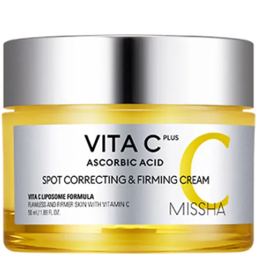 Корректирующий и укрепляющий крем для лица Missha Vita C Plus Spot Correcting & Firming Cream с витамином C, 50 мл.