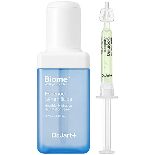 Увлажняющая эссенция и успокаивающий бустер для лица Dr.Jart+ Vital Hydra Solution Biome Essence + Green Shot, 45 мл. и 1.2