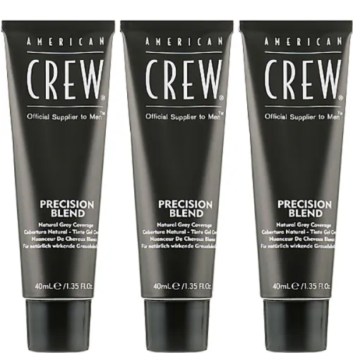 Система маскування сивини American Crew Precision Blend, 3 шт. x 40 мл.