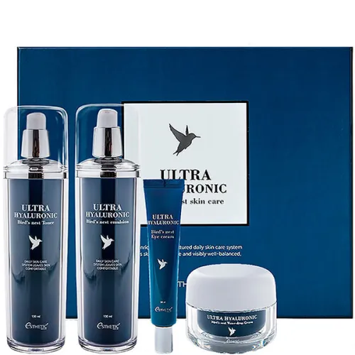 Набір для обличчя Esthetic House Ultra Hyaluronic Bird’s Nest Skin Care Set з екстрактом ластівчиного гнізда та гіалуроновою