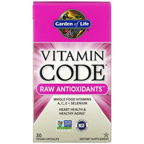 Сырая цельнопищевая добавка Garden of Life Vitamin Code Raw Antioxidants