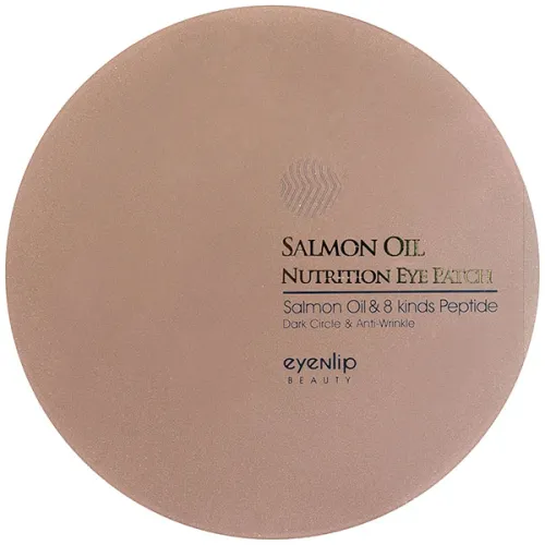 Гідрогелеві патчі для очей Eyenlip Salmon & Peptide Nutrition Eye Patch з олією лосося