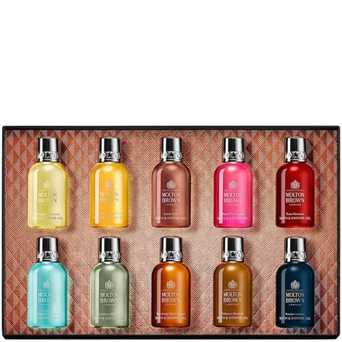 Набор гелей для ванны и душа Molton Brown Stocking Filler Gift Set, 10 шт. х 50 мл.