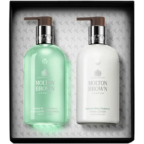 Подарочный набор для ухода за руками «белая шелковица» Molton Brown Refined White Mulberry Hand Wash & Lotion Set, 2 шт. х