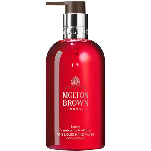 Жидкое мыло для рук «ладан и душистый перец» Molton Brown Festive Frankincense & Allspice Fine Liquid Hand Wash, 300 мл.