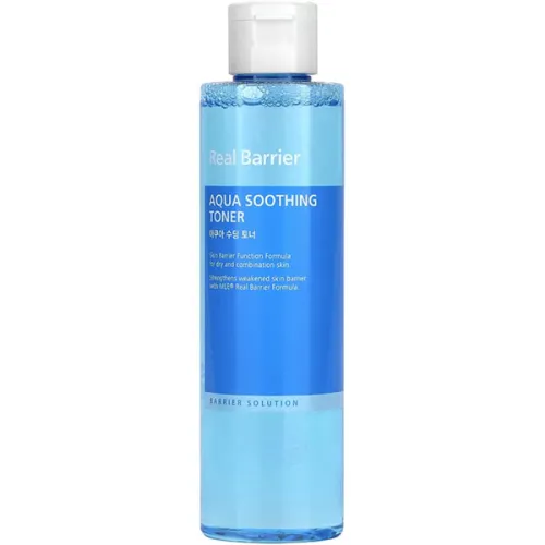 Успокаивающий тонер для лица Real Barrier Aqua Soothing Toner с экстрактом центеллы, 190 мл.