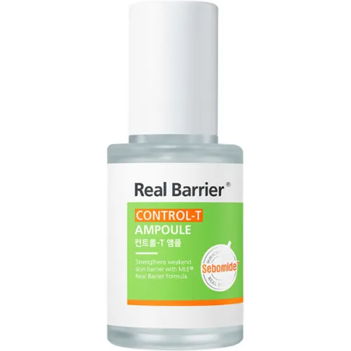 Ампульная сыворотка для жирной и комбинированной кожи лица Real Barrier Control-T Ampoule, 30 мл.