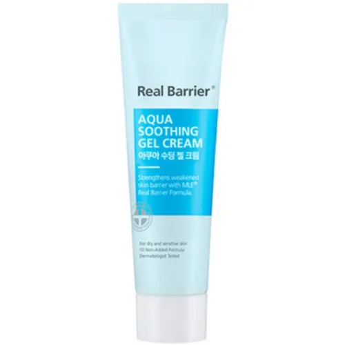 Увлажняющий крем-гель для лица Real Barrier Aqua Soothing Gel Cream с экстрактом центеллы, 10 мл.