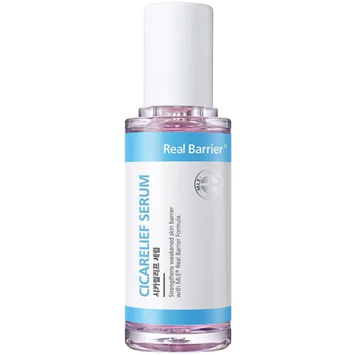 Восстанавливающая и успокаивающая сыворотка для лица Real Barrier Cicarelief Serum с экстрактом центеллы, 40 мл.