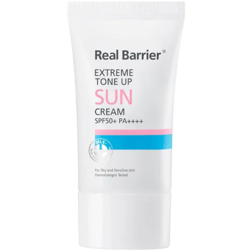 Тонизирующий солнцезащитный крем для лица Real Barrier Extreme Tone Up Suncream SPF50+ PA++++, 50 мл.