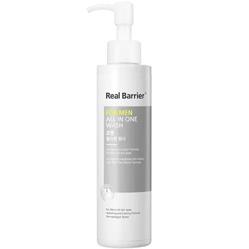 Real Barrier For Men All In One Wash -Чоловічий засіб для очищення обличчя, 200 мл.