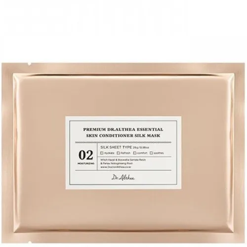 Тканинна маска для відновлення шкіри обличчя Dr.Althea Essential Skin Conditioner Silk Mask з екстрактом гамамелісу та
