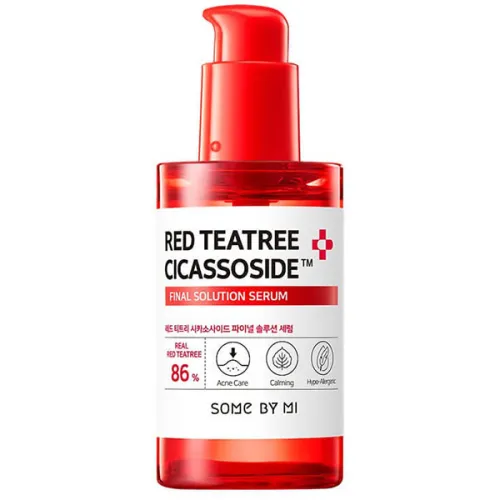 Успокаивающая сыворотка для лица Some By Mi Red Tea Tree Cicassoside Final Solution Serum с экстрактом красного чайного
