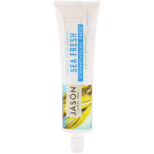 Зміцнююча зубна паста м’ята Jason Natural Sea Fresh Strengthening Paste Deep Sea Spearmint, 85 г.