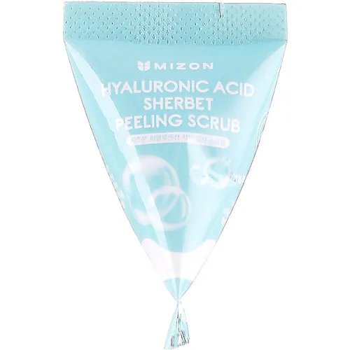 Скраб-щербет для обличчя Mizon Hyaluronic Sherbet Peeling Scrub з гіалуроновою кислотою, 7 г.