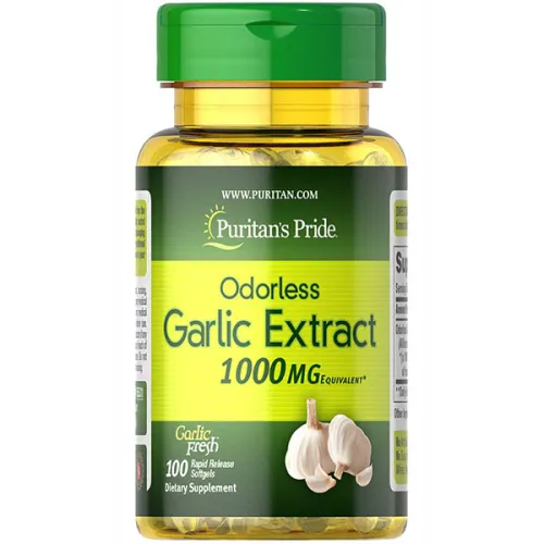 Чеснок без запаха Puritan’s Pride Odorless Garlic 1000 mg, 1000 мг.