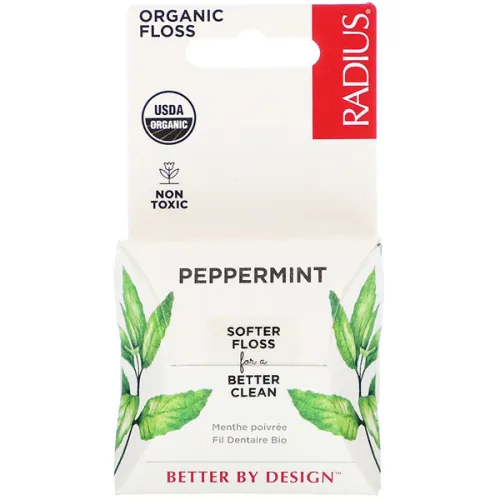 Органическая зубная нить «мята» Radius Organic Peppermint Floss