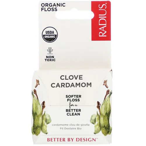 Органическая зубная нить «гвоздика и кардамон» Radius Organic Clove Cardamom Floss
