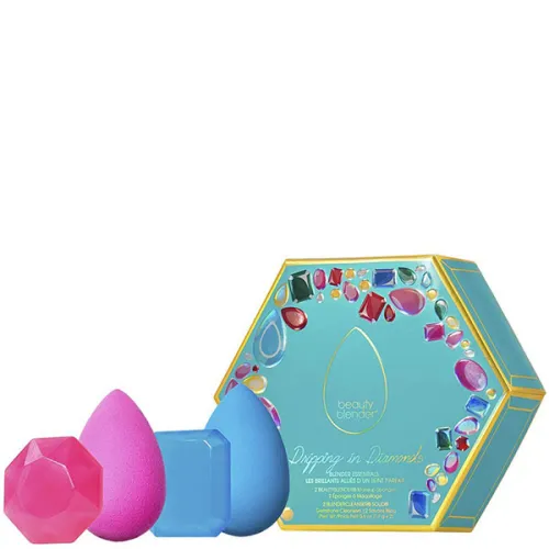 Подарунковий набір 2 спонжа та 2 міні-мила Beauty Blender Dripping in Diamonds