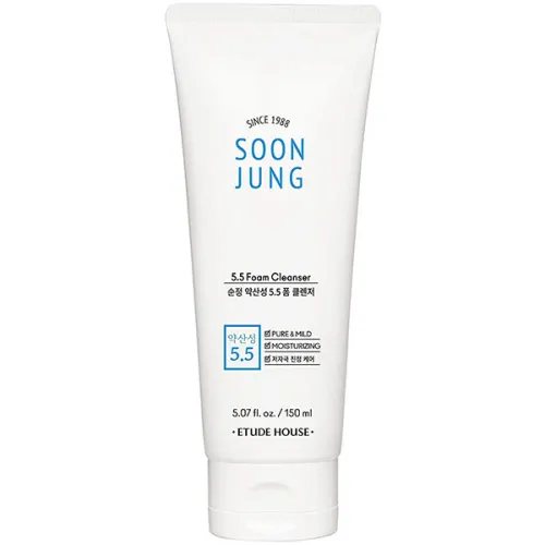 Слабокислотная пенка для умывания Etude House Soonjung 5.5 Foam Cleanser, 20 мл.