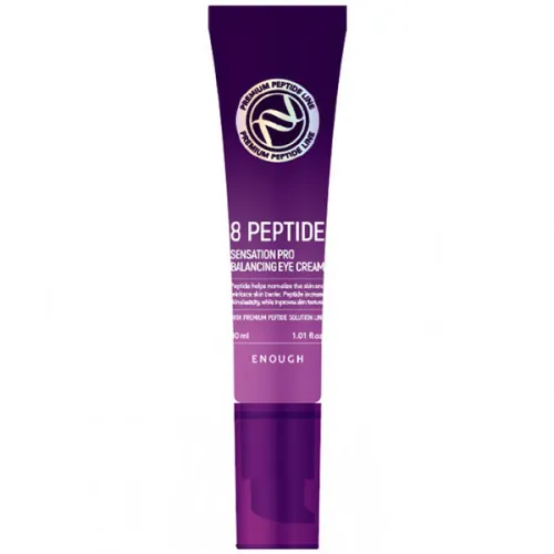 Антивіковий крем для вік Enough Premium 8 Peptide Sensation Pro Balancing Eye Cream з пептидами, 30 мл.