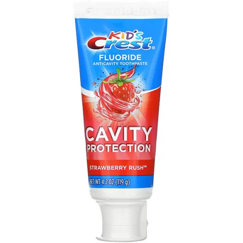 Зубная паста для детей Crest Kids Cavity Protection Strawberry Rush Anticavity Fluoride Toothpaste, 119 г.