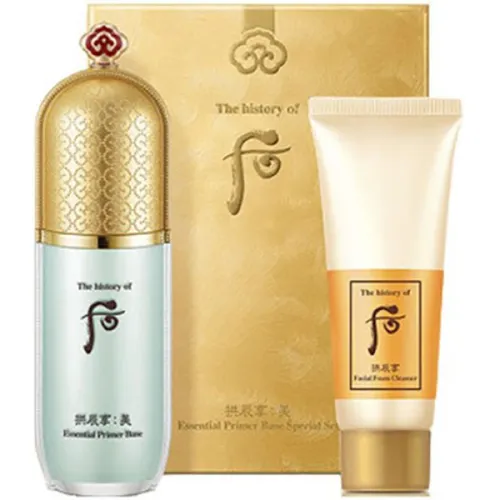 Набор для лица The History of Whoo Gongjinhyang Mi Essential Primer Base Special Set, 2 шт. х 40 мл.