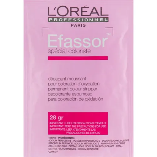 Средство для удаления несовместимых искусственных пигментов L’Oreal Professionnel Efassor, 28 г.