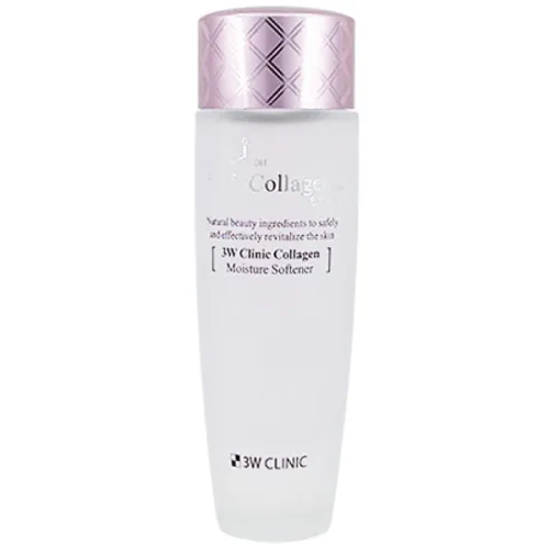 Экстра увлажняющий софтнер для лица 3W Clinic Collagen Extra Moisture Softener с коллагеном, 150 мл.