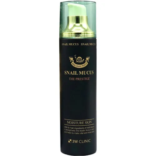 М’який гелевий тонер для обличчя 3W Clinic Snail Mucus Moisture Skin з муцином равлика, 150 мл.