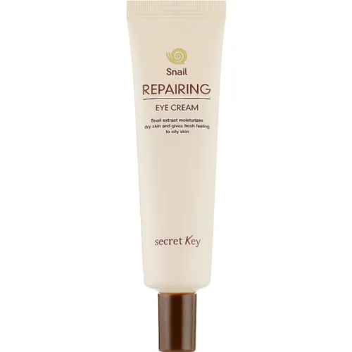 Крем для шкіри навколо очей Secret Key Snail Repairing Eye Cream з муцином равлика, 30 мл.