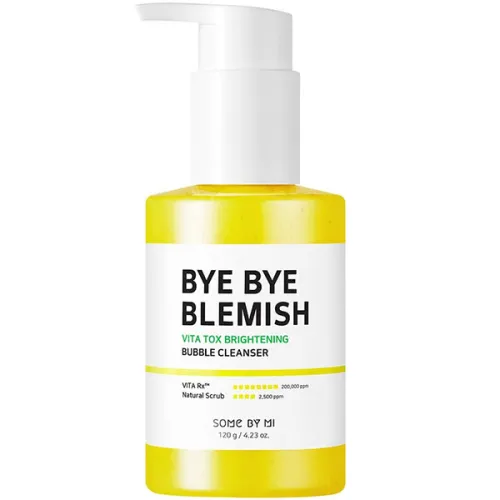 Кислородная пенка-маска для умывания Some By Mi Bye Bye Blemish Vita Tox Brightening Bubble Cleanser, 120 мл.