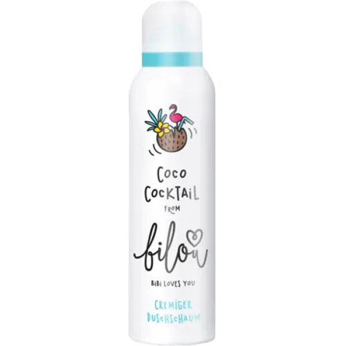 Пінка для душу «кокосовий коктейль» Bilou Shower Foam Coco Cocktail, 200 мл.