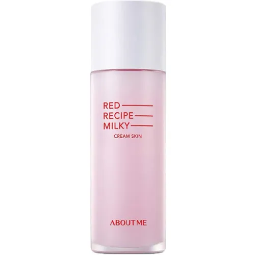 Увлажняющее очищающее молочко-тонер для лица About Me Red Recipe Cleansing Milky Cream Skin, 20 мл.