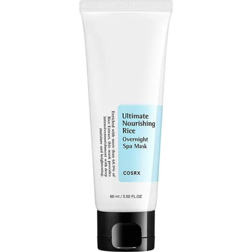 Нічна живильна спа-маска для обличчя Cosrx Ultimate Nourishing Rice Overnight Spa Mask з екстрактом рису, 60 мл.