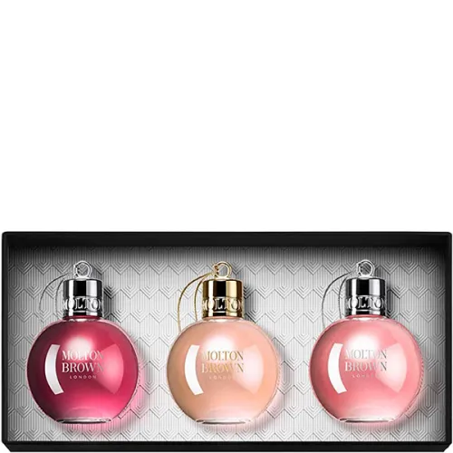 Набор гелей для ванны и душа Molton Brown Festive Bauble Gift Set, 3 шт. х 75 мл.