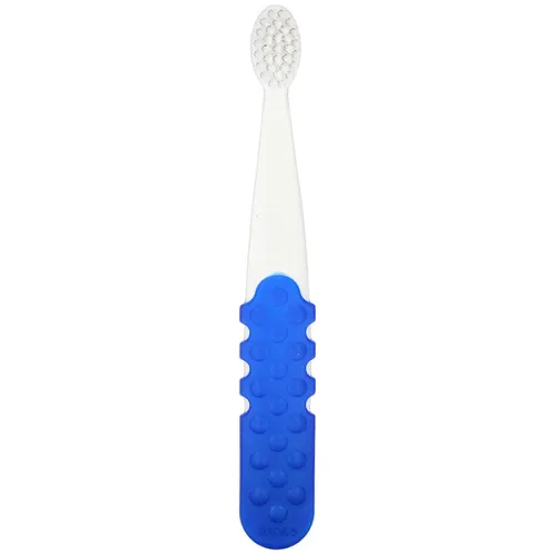 Детская зубная щетка от 3х лет «бело-синия» Radius Totz Plus Brush 3+ Years Extra Soft White/Blue