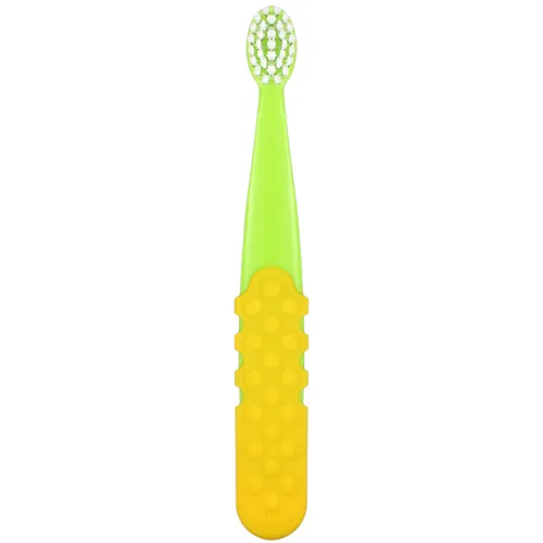 Детская зубная щетка от 3х лет «желто-зеленая» Radius Totz Plus Brush 3+ Years Extra Soft Green/Yellow