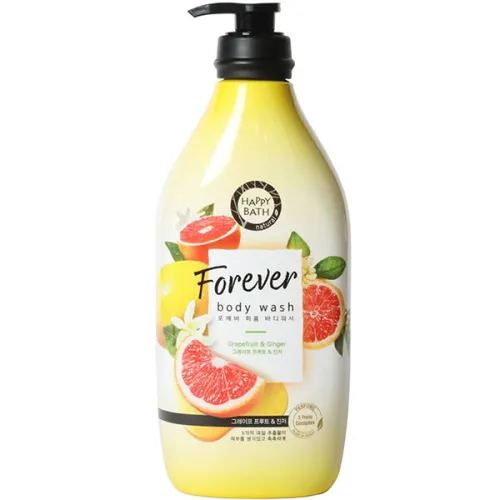 Гель для душа Happy Bath Forever Grapefruit & Ginger Perfumed Body Wash с экстрактом грейпфрута и имбиря, 900 мл.