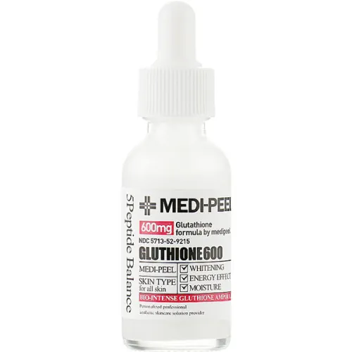 Освітлююча ампульна сироватка для обличчя Medi Peel Bio-Intense Gluthione 600 White Ampoule з глутатіоном, 30 мл.