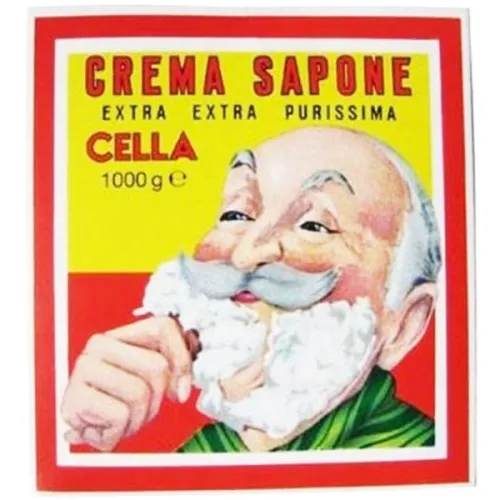Крем-мило для гоління Cella Milano Shaving Cream Soap з олією мигдалю, 1000 мл.